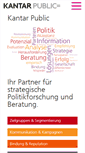 Mobile Screenshot of infratest-politikforschung.de